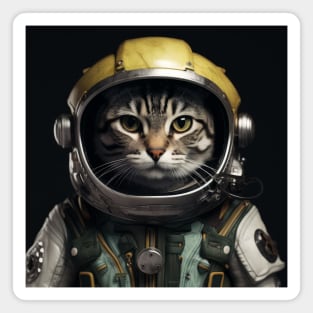 Astronaut Cat in Space - Brazilian Shorthair Magnet